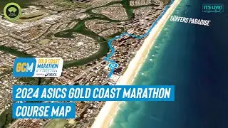 Course Fly Through - 2024 Gold Coast Marathon presented by ASICS