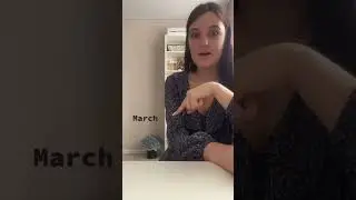 Учим месяцы  на английском