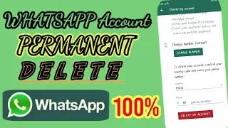 How to permanent delete whatsappaccount#whatsappaccountdelete#manojdey#technicalharshit2.0