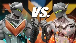 1 (SEITA) GENJI BOT VS BRONZE GENJI IN OVERWATCH 2