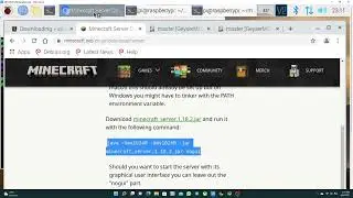 Install Minecraft Server Java And Bedrock Cross-play Server on Raspberry Pi