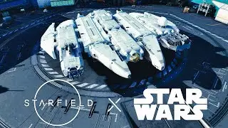 Custom Ship Building - The Millennium Falcon - STARFIELD Ship Design Tips & guides