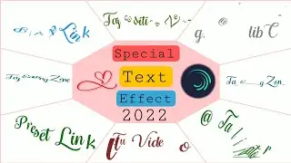 Special Text Effect 2022 || Text Effect Preset || New Text Effect Preset || Trending Text Effect ||