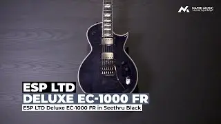 ESP LTD Deluxe EC-1000 FR in Seethru Black
