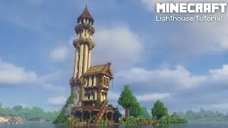 Minecraft: How to build a Medieval Lighthouse | Minecraft Tutorial