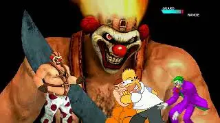 Mugen The Joker and Needles Kane(Sweet Tooth) vs Homer Simpson and Peter Griffin