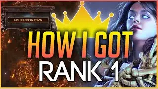 HOW I GOT RANK 1 |  Siege of the Atlas Race SSFHC - Path of Exile 3.17