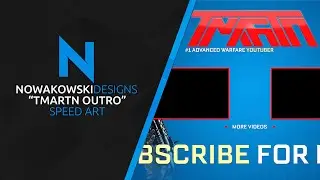 Photoshop Speed Art: @TmarTn Outro | 