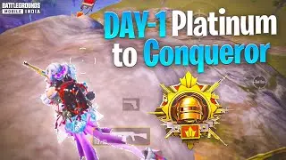 😱 DAY-1 Platinum To Conqueror In BGMI 🥵 -iPhoneXR,11,12,13,14,14pro,14promax15,15Pro,15ProMax