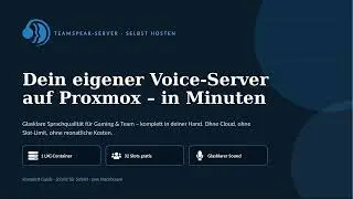 Teamspeak Server selfhost on proxmox