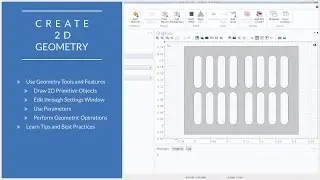How to Build 2D Geometries in COMSOL Multiphysics®