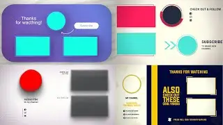 Increase views on YouTube videos | Free End Screen Template | Mediafire Download Link | No copyright