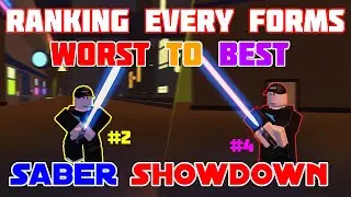Ranking ALL Forms in Saber Showdown