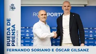 Rueda de prensa Fernando Soriano y Óscar Gilsanz | Temporada 24-25