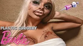 BOTCHED BARBIE (HALLOWEEN MAKEUP)