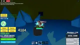 Soul cane+Ice+God human combo(Blox Fruits)