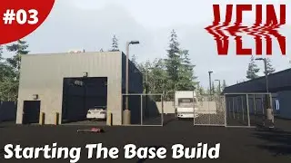 Starting To Set Up The Base & Food Glorious Food - VEIN - #03 - Gameplay