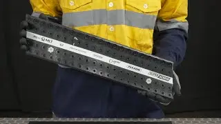 MLT Super-Screw® Evolution Flexible Rubber Fastening System Installation