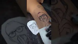 Me Tatúo La Cara De El Xokas #shorts