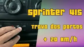 MERCEDES BENZ SPRINTER 415 - HABILITANDO TRANCAMENTO E FECHAMENTO DAS PORTAS ACIMA DE 20 km/h