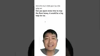 TIẾNG ANH nhờ chồng làm việc nhà (phần 4) 