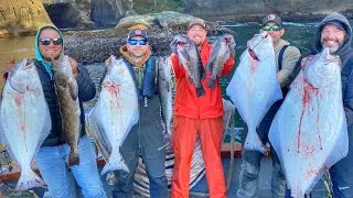 LIGHTS OUT Neah Bay Halibut, Sea Bass, & Ling Cod Fishing! (Catch & Cook)