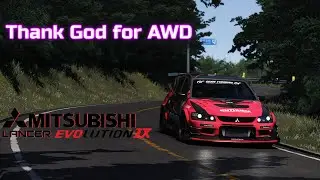 420HP Downhill Control in Assetto Corsa Mitsubishi Lancer Evolution IX Akina Downhill Time Attack
