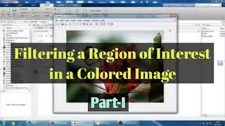 Filtering a Region of Interest ROI in a 3D color Image   Part I