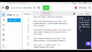 Advanced Programming Concepts using C++ - Reading and Writing from Binary Files Part 2