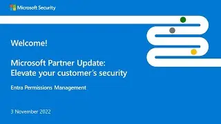 Microsoft Partner Update   Entra Permissions Management