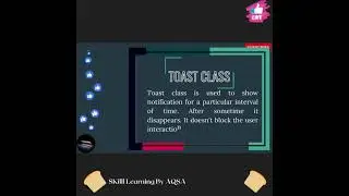 Toast message android studio|||||Custom toast