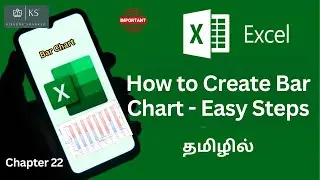 How to create Bar Chart in Excel? - Advanced Excel 365 in Tamil #excel #exceltamil | Kirubha Shanker
