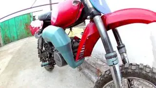 Simson кросс ремонт 3ч резонатор выхлоп запуск