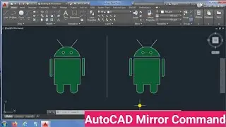 How To Use Mirror Command In Autocad | AutoCAD Mirror