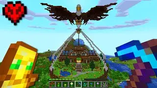 I Built an Epic Flower Farm in Minecraft Hardcore