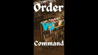 Order VS Command #shorts