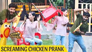 Screaming chicken Prank 😜 @ThatWasCrazy
