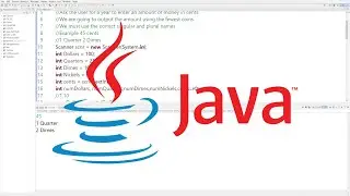 Exact change Java / How to Tutorial