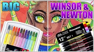 BIC Markers vs Winsor & Newton Markers| BIC Vs Winsor & Newton | Marker Review