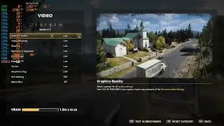 Farcry 5 benchmark on Ryzen 1600/RX470