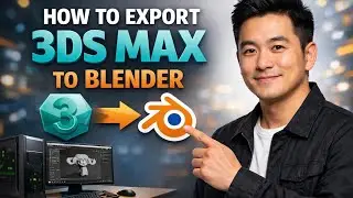 How to EXPORT 3DS MAX TO BLENDER (Step by Step)