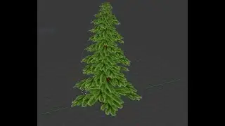 Tree 3D Blender Gimp Unity