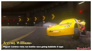 Cars 2 The Video Game | Miguel Camino - Battle Race (Going Ballistic) | Vista Run 6 Laps