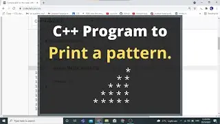 35. C++ Program to Printing the Pattern