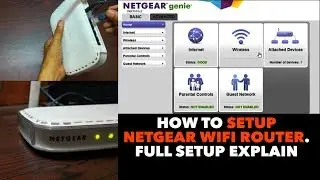Netgear N150 JNR1010 wifi router | Full SetUp DIY, Step By Step explain. How To Configure Router.