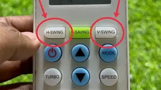 H-SWING & V-SWING Button in Lloyd Window AC Remote