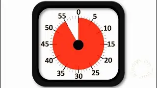 55-minute visual timer