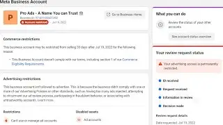 Facebook Restricted Business Manager Can Run Ads ( Immortal BM)