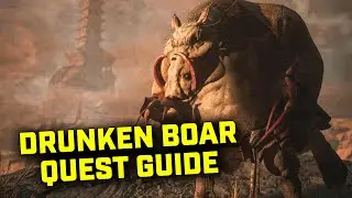 Black Myth Wukong - Drunken Boar Quest Walkthrough (Chapter 2 Secret Area & Boss)