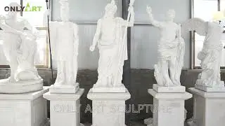 Famous stone carving marble antinous sculpture